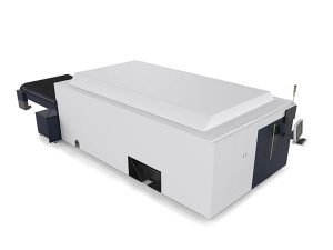 metāla loksnes / caurules rūpnieciska lāzera griešanas mašīna divmotoru augstas klases CNC sistēma