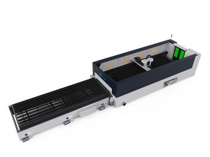 augstas precizitātes metāla šķiedru lāzera griešanas mašīna 500w raycools griešanas galviņa