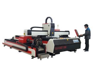šķiedru lāzera metāla griešanas mašīna 500w 800w 1kw 800mm / s darbības ātrums